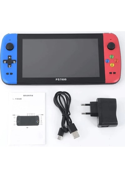 Ps7000 3000 Oyunlu 7"128 Bit Retro Oyun  Konsolu (İthalatçı Garantili)