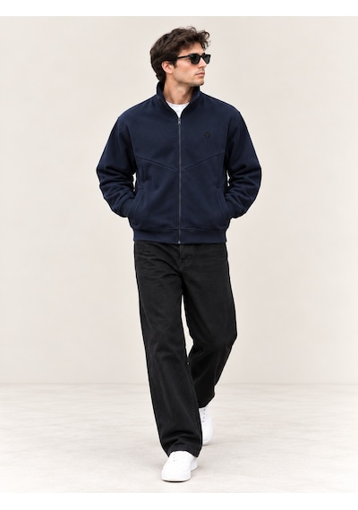 Vigoss Hakim Yaka Ferm. Erkek Sweatshırt 63259-30112 Lacivert