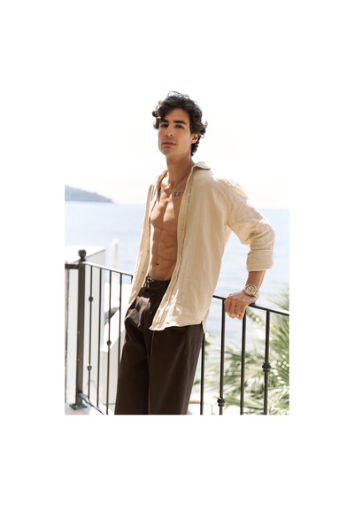 Mai Collection Mai Studios Co. Enrico Kemer Detay Kahve Erkek Pantolon Kahve