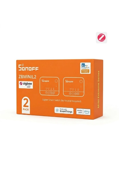 Zigbee Mini L2 Nötrsüz Akıllı Röle 2 Adet Zigbee