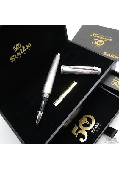 Scrikss Heritage Roller Kalem Platin 50.yil İsme Özel