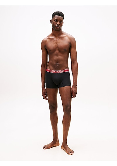 Tommy Hilfiger 3p Trunk Wb Erkek Pembe Boxer - Um0um03457 Tommy Hilfiger 3p Trunk Wb Erkek Pembe Boxer - Um0um03457