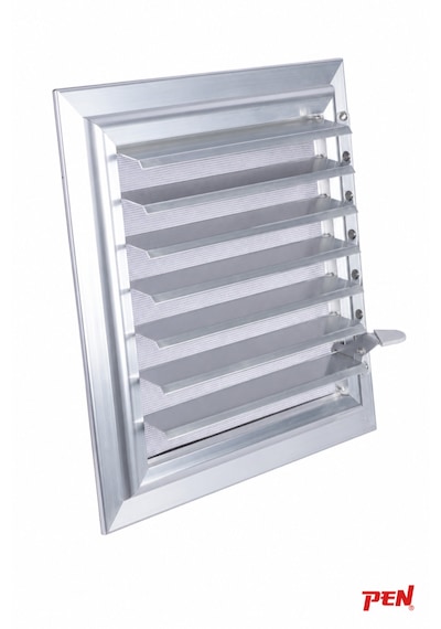 Alüminyum Banyo Wc Havalandırma Menfezi 36x36 Eloksallı Seri
