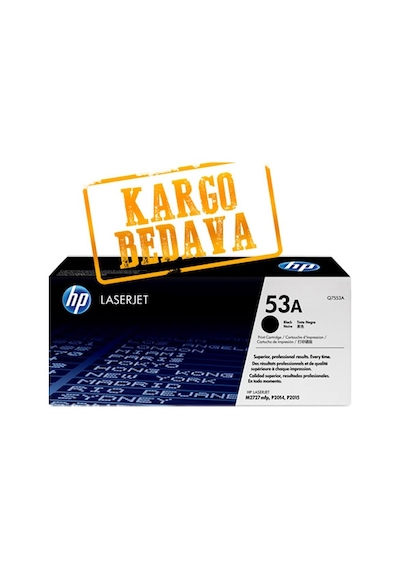 Hp 53A-Q7553A Siyah Toneri 3.000 Sayfa