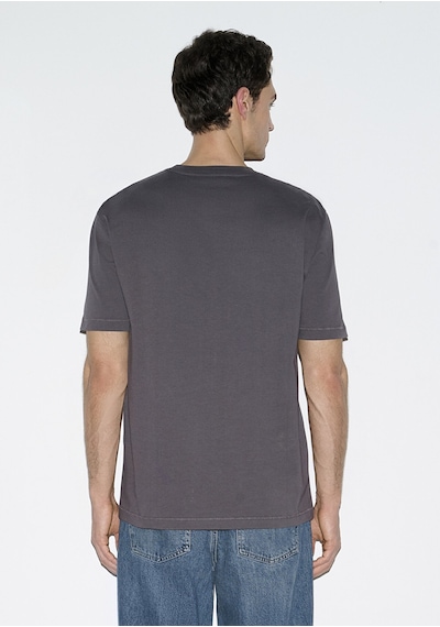 Mavi - Gri Basic Tişört 0612269-70101 Gri