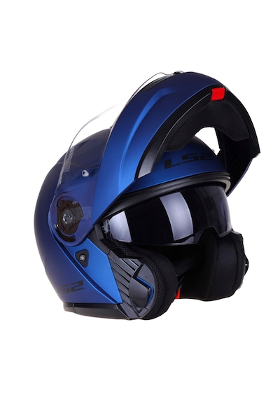 Ls2 Strobe 2 Mat Navy Mavi Çene Açılır Motosiklet Kask Mat Mavi