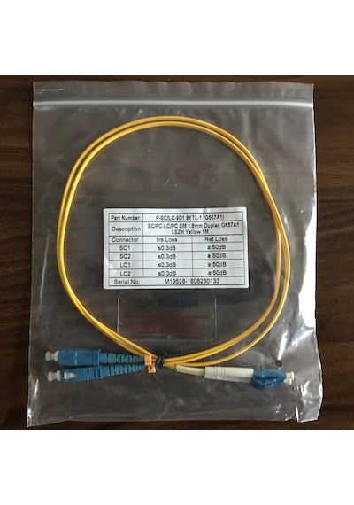 Fiber Optik 2 Metre Lc/sc Om3 Dx Patchcord 1.8mm - 10 Adetlik Set