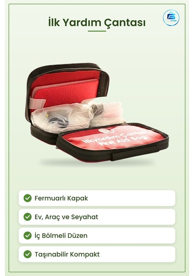 İlk Yardım Çantası Ekipmanı Taşınabilir Acil Durum Sağlık Seti Ev