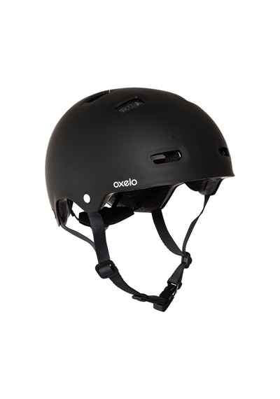 Oxelo Kask - Paten/kaykay/scooter - Siyah - Mf500 Genel