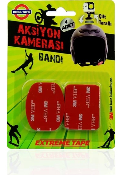 Boss Tape 3845 Çift Taraflı Aksiyon Kamerası Bandı 4lü Blister