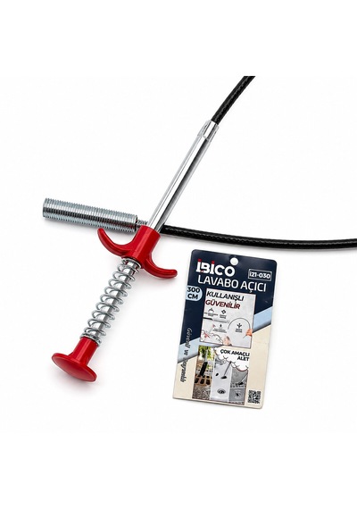 300cm Yaylı - Kıskaç Lavabo - Gider Vb.temizleme - Çok Amaçlı Çubuk 5332 1000'li Set