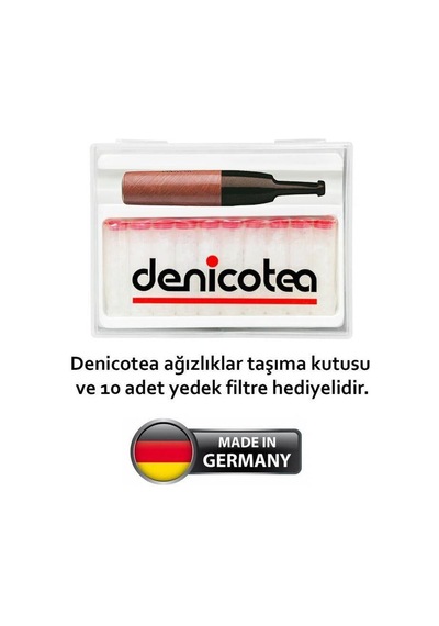 Denicotea 20243 Karbon Filtreli Ahşap Sig. Ağızlığı Kahve