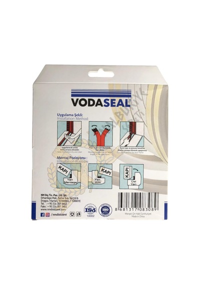 Vodaseal D Profil Kapı Ve Pencere İzolasyon Bandı 6.20 Mt. - Beyaz