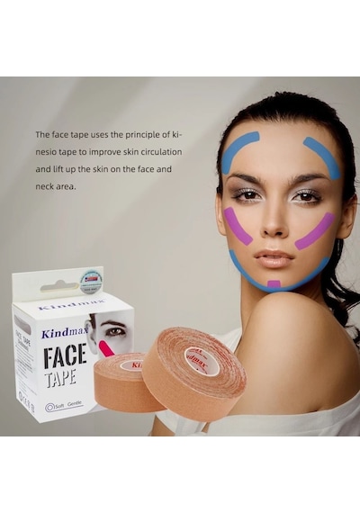 Medikaltec Kindmax Yüz Germe Bandı Kinesio Bant
