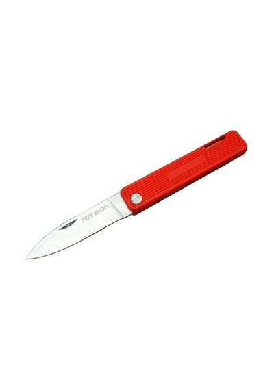 Remixon K200red Kamp / Bahçe Çakı Kırmızı 18 Cm - Manuel, Plastik Sap