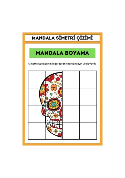Çocuklar İçin Simetri Uygulamaları Kitap Seti
