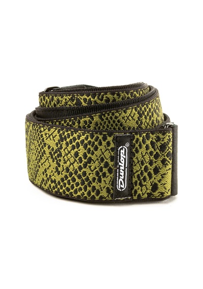 Jim Dunlop D6724 Jacquard Serpentine Green Gitar Askısı