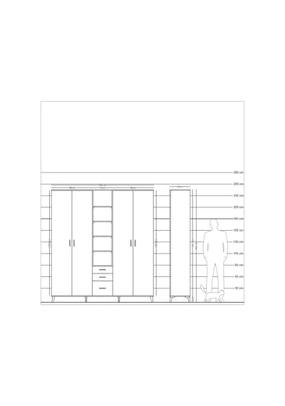 Hyperion Dolap 17 Raflı 3 Çekmeceli 4 Kapaklı 220x44x243 Antrasit-çam/antrasit Atlas Çam/antrasıt Hyperion Dolap 17 Raflı 3 Çekmeceli 4 Kapaklı 220x44x243 Antrasit-çam/antrasit Atlas Çam/antrasıt