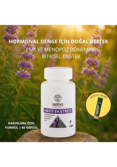 Hayıt Ekstresi 60 Kapsül - Kadınlar İçin Hormonal Denge Pms Ve Destekli