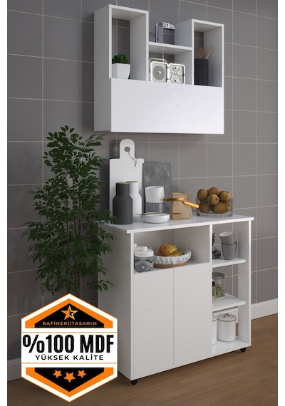 Angel Çok Amaçlı Ikili Dolap Kapaklı Bölmeli Dolap Mdf Beyaz Angel Çok Amaçlı Ikili Dolap Kapaklı Bölmeli Dolap Mdf Beyaz