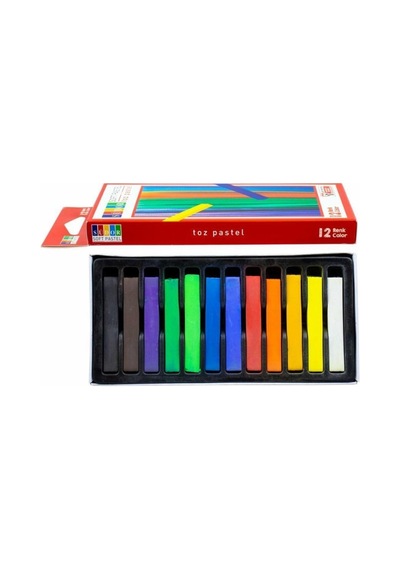 12 Renk Toz Pastel 12 Renk