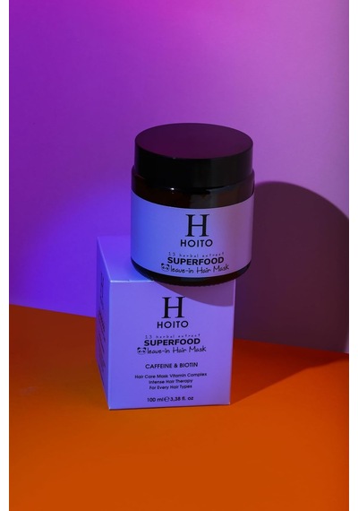 Hoito Superfood Leave-ın Hair Mask 100ml - Besleyici Durulanmayan Saç Bakım Maskesi