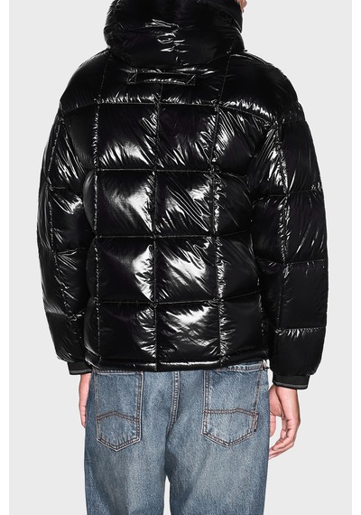 Armani Exchange Kuş Tüyü Dolgulu Su Geçirmez Şişme Mont Erkek Mont Xm003344 Af23755 Uc001 Siyah