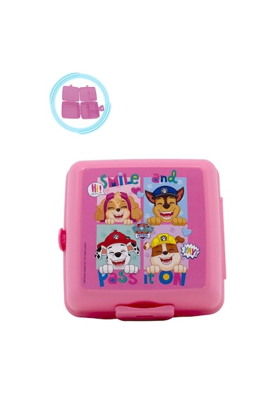 Pembe Paw Petrol Beslenme Kabı - Paw Petrol Yemek Kabı, Paw Petrol Beslenme Kutusu