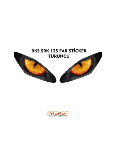 Srk 125 R 2023 - 2026 Uyumlu Far Sticker 04 Diğer