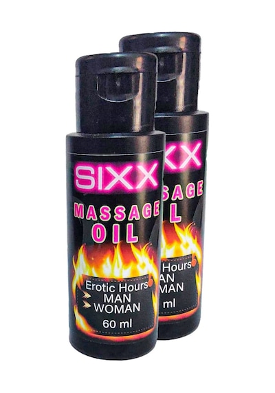 Sıxx Eroticmassage Oil 2 Adet -kadın Erkek Erotikmasaj Yağı 60 Ml 2 Adet