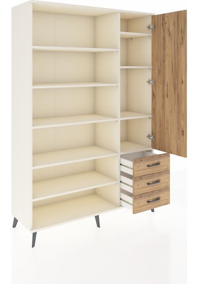 Hyperion Dolap 9 Raflı 3 Çekmeceli Tek Kapaklı 132x44x195 Aytaşı-çam/çam Atlas Çam/atlas Çam Hyperion Dolap 9 Raflı 3 Çekmeceli Tek Kapaklı 132x44x195 Aytaşı-çam/çam Atlas Çam/atlas Çam