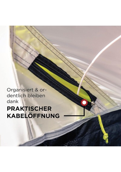 Darwin Zelt, Für 2-4 Personen, Igluzelt Für Camping Festivals Oder Trekking, Leichtes Und Kompaktes Kuppelzelt Mit Vor Genel