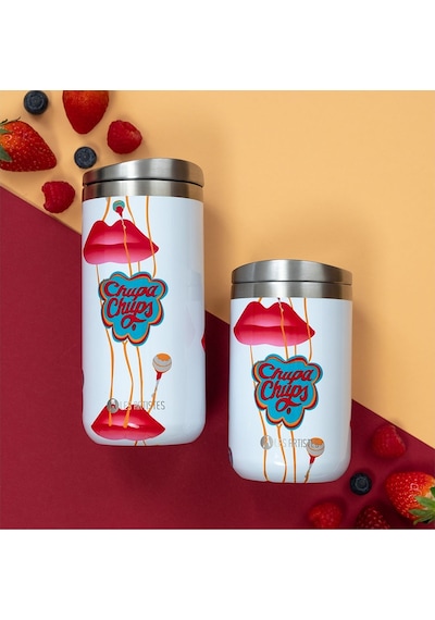 Les Artistes Paris Isı Yalıtımlı Çelik Termos Mug 350ml Chupa Kiss Çok Renkli