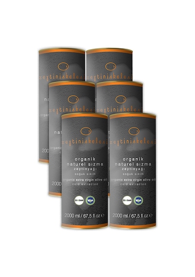 Zeytiniskelesi Organik Zeytinyağı Teneke 6 x 2 L