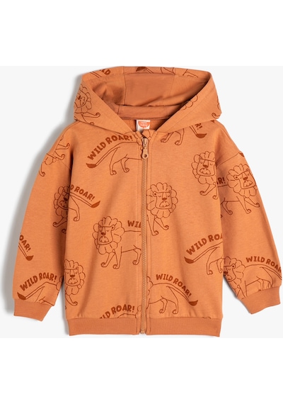 Koton Kapşonlu Sweatshirt Fermuarlı Baskılı Uzun Kollu Pamuklu Kahverengi 4smb10239tk 4SMB10239TK534 Kahve Koton Kapşonlu Sweatshirt Fermuarlı Baskılı Uzun Kollu Pamuklu Kahverengi 4smb10239tk 4SMB10239TK534 Kahve