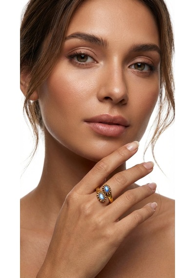 Nomad Glow Duo Yüzük Sarı