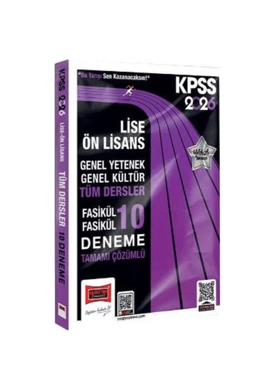 Kpss Gk-gy Lise Ön Lisans Tüm Dersler Fasikül Fasikül Tamamı Çözümlü 10 Deneme 2026