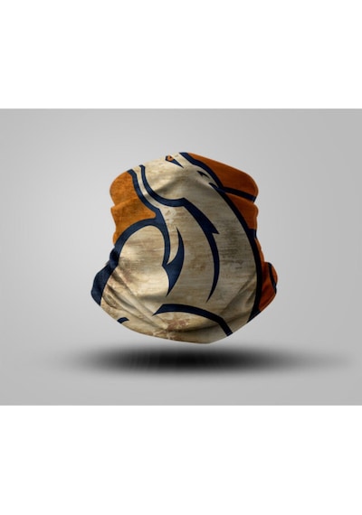 Buffalo Unisex Bej Desenli Bandana Siyah