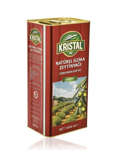 Kristal Naturel Sızma Zeytinyağı Teneke Dg 5 L