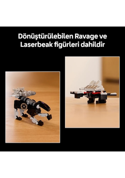 LEGO® Icons Transformers: Soundwave 10358 - Yetişkinler için Yaratıcı Dekoratif Model Yapım Seti (1505 Parça)