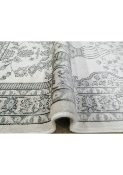 Enfora Halı Karya Akrilik Yumuşak Doku Seccade 78x125 Krem 09