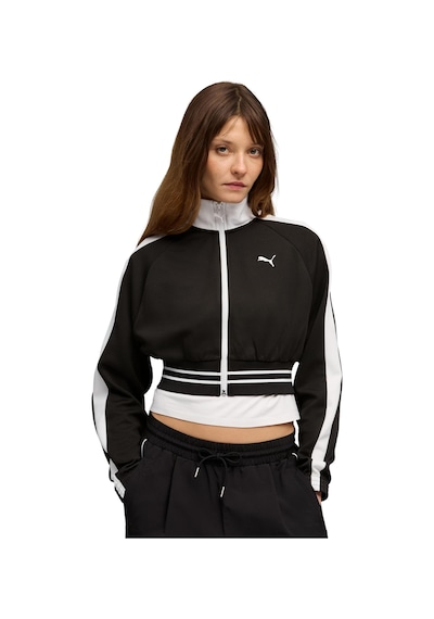 634556-01 Puma T7 Pique Cropped Jacket Kadın 634556-01 Siyah