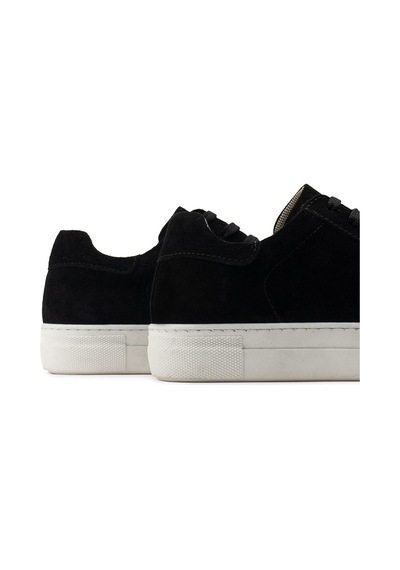 Deery Hakiki Süet Siyah Sneaker Kadın Ayakkabı - Z1681Zsyhc04 Siyah
