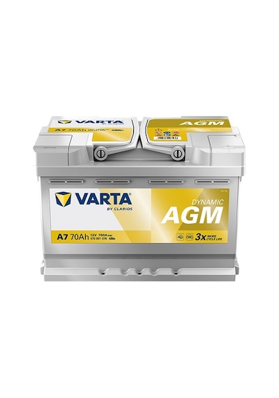 Varta Silver Dynamic E39 Start-stop Plus Agm 12 V 70 Ah 760 Cca Akü-yerinde Montaj