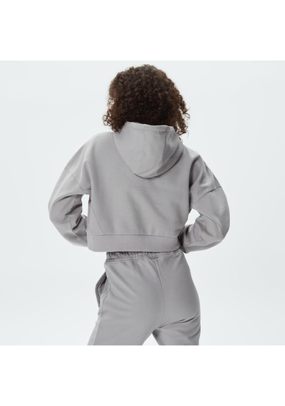 United4 Classic Kadın Gri Hoodie