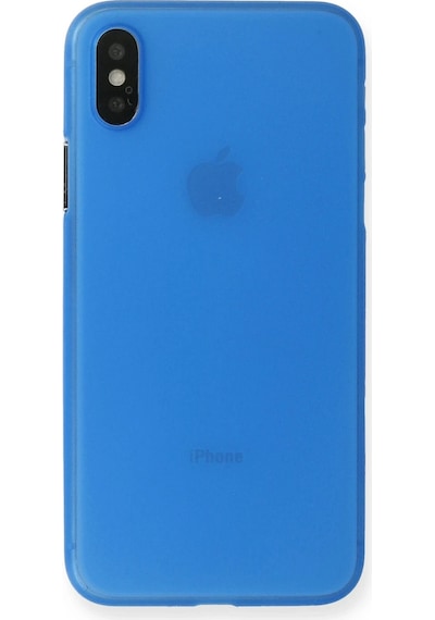 Cosmotex Newface Apple iPhone Uyumlu  Xs Max Kılıf Pp Ultra İnce Kapak - Mavi