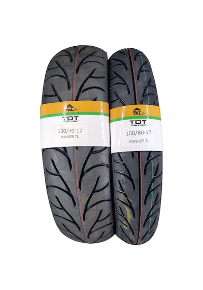 130/70-17 Ve 100/80-17 Tubeless - Dubleks Ranger Lastik Takımı