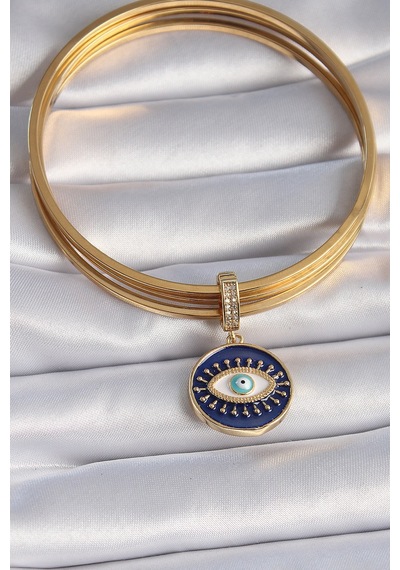 Pirinç Gold Renk Zirkon Taşlı Nazar Boncuk Detaylı Göz İşlemeli Ajda Charm - Tj-bc1007 Altın - Çok Renkli Pirinç Gold Renk Zirkon Taşlı Nazar Boncuk Detaylı Göz İşlemeli Ajda Charm - Tj-bc1007 Altın - Çok Renkli