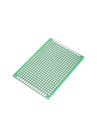 5x7 Cm Çift Yüzlü Delikli Pertinaks Pcb Devre Kartı Bakır