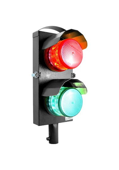 Mesan Ø100 İkili Sabit Ampul Trafik Lamba 220vac Ms 8017.1.2.220vac